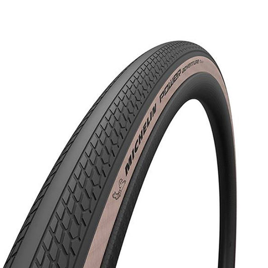 PNEU GRAVEL 700X30C TS MICHELIN POWER ADVENTURE TLR NOIR/BEIGE (30-622)