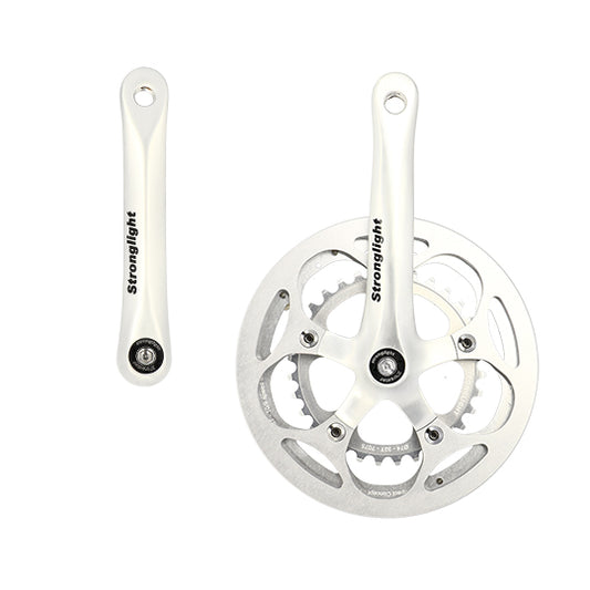 PEDALIER ROUTE/GRAVEL DOUBLE 46-32D L170 STRONG IMPACT ARGENT 9/10V