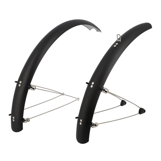 GARDE BOUE VTC/VTT 20'' STRONG PLASTIQUE A TRINGLES 54MM NOIR MAT (PR)