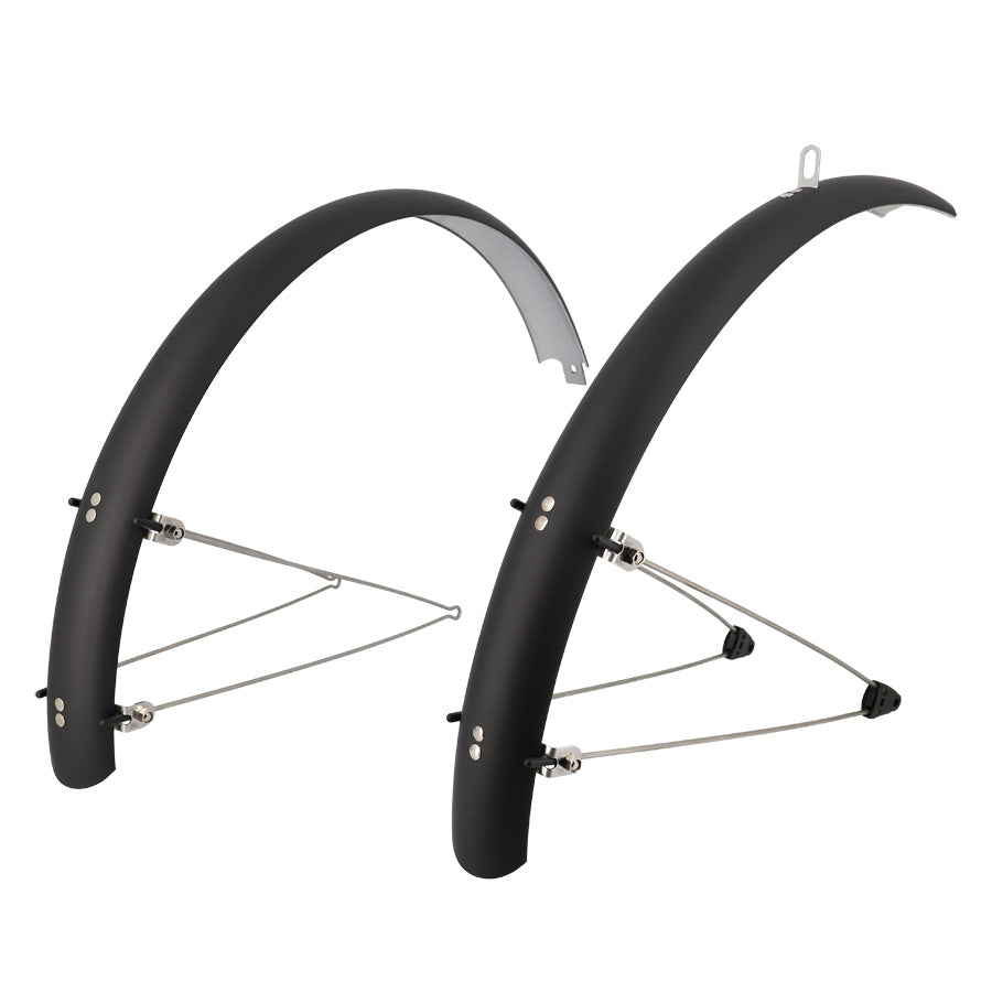 GARDE BOUE VTC/VTT 24'' STRONG PLASTIQUE A TRINGLES 54MM NOIR MAT (PR)