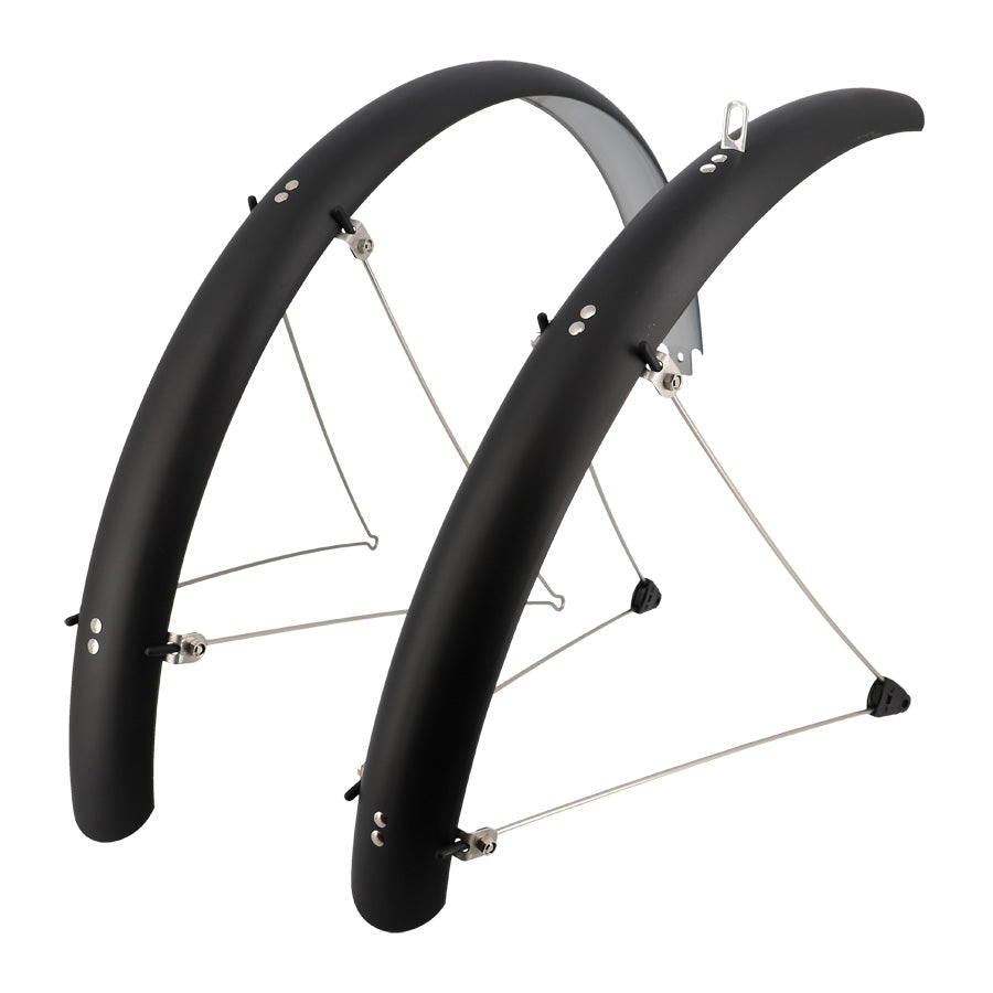 GARDE BOUE VTC/VTT 26'' STRONG COUNTRY S PLASTIQUE A TRINGLES 60MM NOIR MAT (PR)