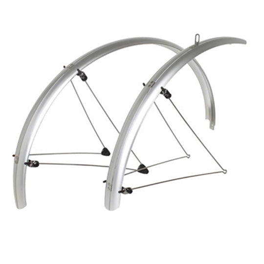 GARDE BOUE VTC 28'' STRONG TOUR S PLASTIQUE A TRINGLES 54MM ARGENT (PR)