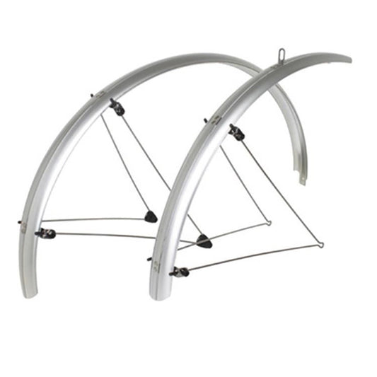 GARDE BOUE VTC 28'' STRONG TOUR S PLASTIQUE A TRINGLES 54MM ARGENT (PR)