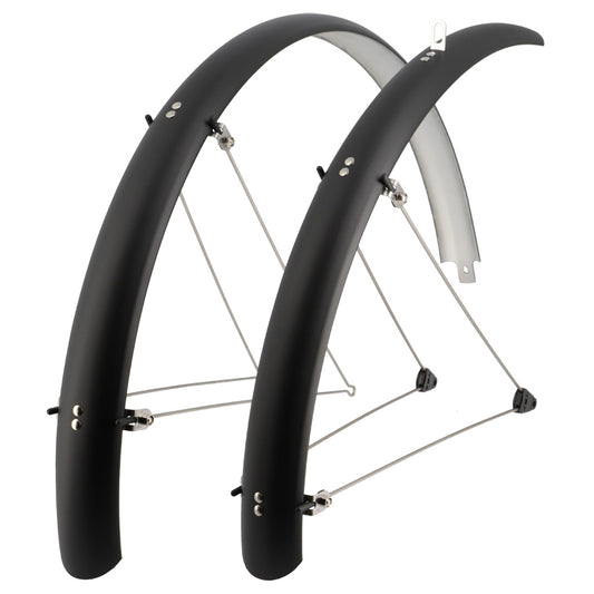 GARDE BOUE VTC 28'' STRONG TOUR S PLASTIQUE A TRINGLES 54MM NOIR MAT (PR)