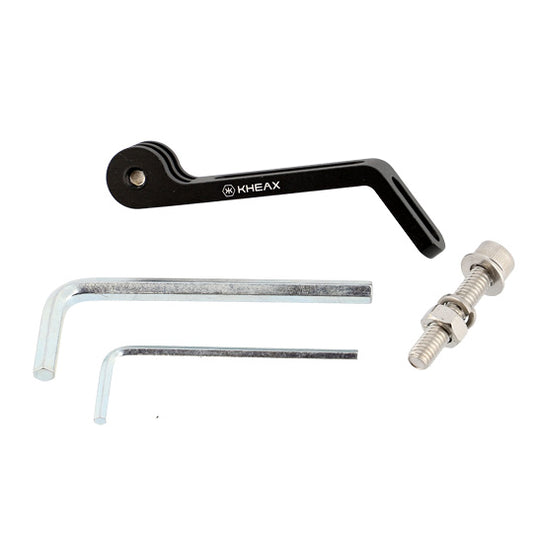 SUPPORT ECLAIRAGE VELO FIXATION FOURCHE KHEAX COMPATIBLE KHOMAM/VEGA/ZUBRA