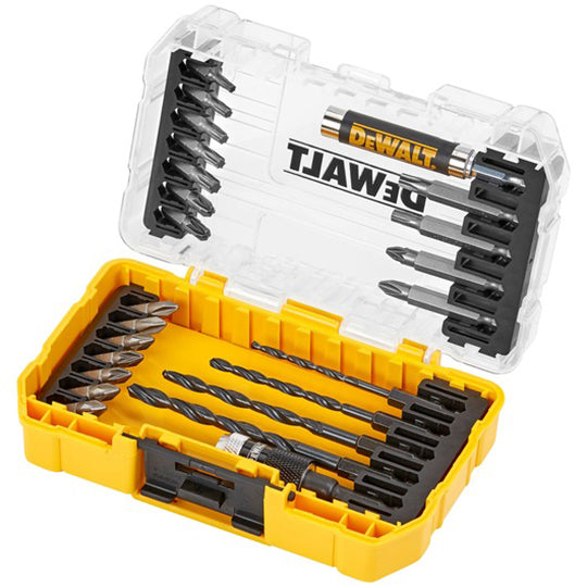 EMBOUT/FORET DEWALT TOUGHCASE (COFFRET 25 PCES 3mm A 50mm)