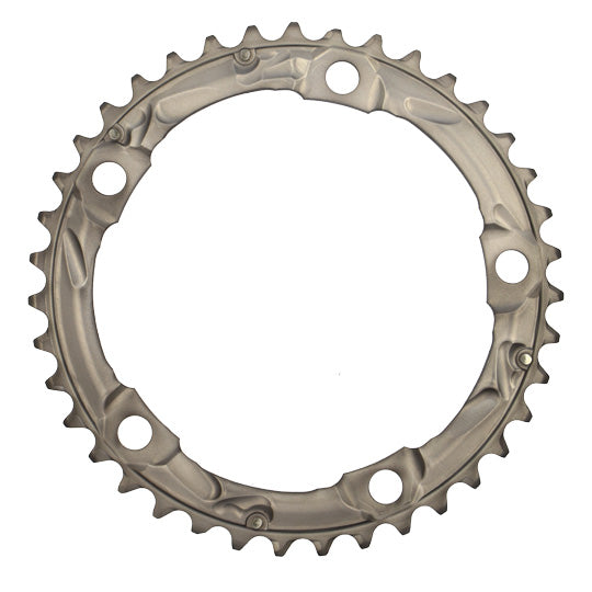 PLATEAU ROUTE DIAM 130 INTERM 39DTS ARGENT SHIMANO ORIGINE 105 5703 10V. (5 BRANCHES)