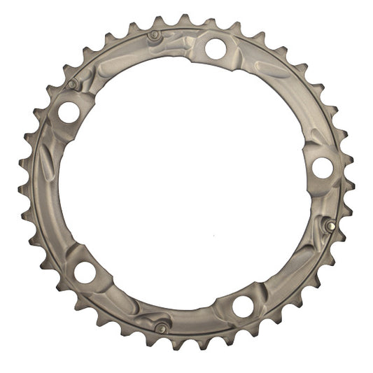 PLATEAU ROUTE DIAM 130 INTERM 39DTS ARGENT SHIMANO ORIGINE 105 5703 10V. (5 BRANCHES)