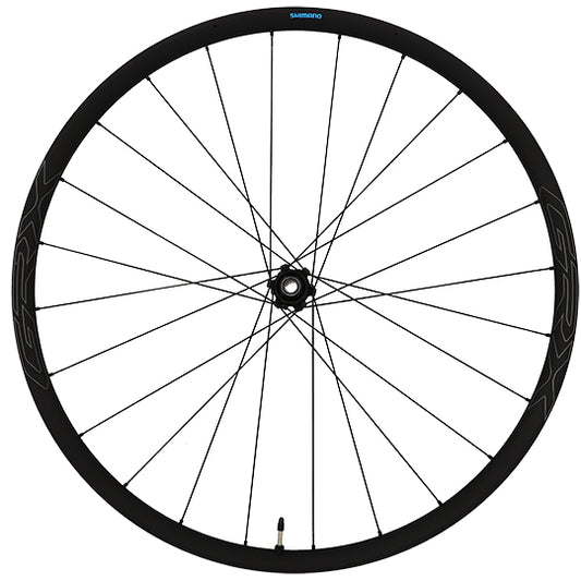 ROUE GRAVEL 700 AR JANTE NOIR SHIMANO RX570 DISQUE CENTERLOCK AXE TRAVERS. TUBELESS 10/11V