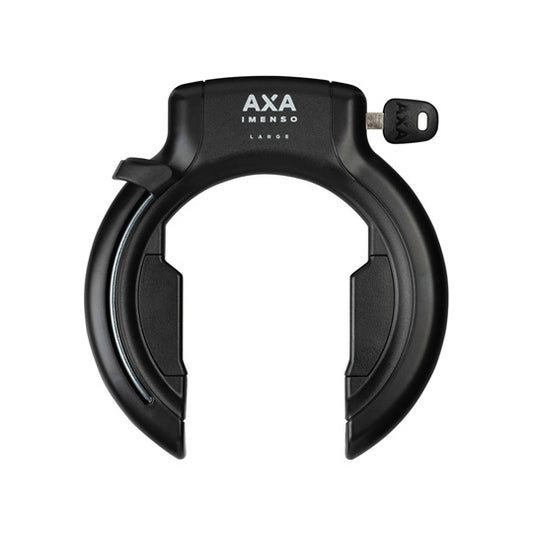 ANTIVOL VELO FER A CHEVAL AXA IMENSO LARGE NOIR (OUVERTURE 75MM/OPTION CABLE ANTIVOL)