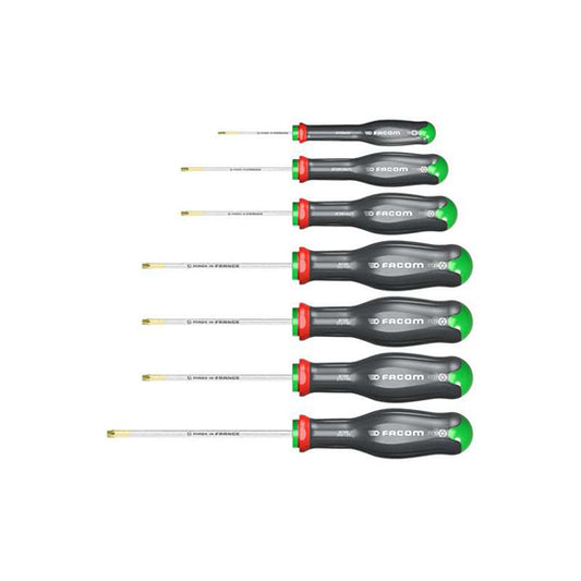 JEU DE 7 TOURNEVIS PROTWIST TORX ET RESISTORX FACOM  - PRIX NET