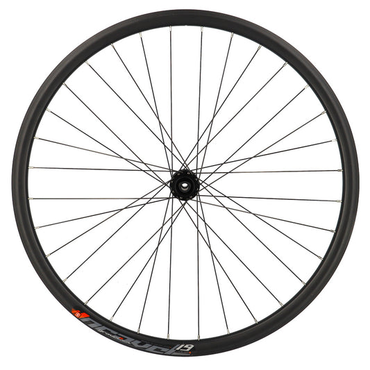 ROUE GRAVEL 700 AV JANTE NOIR MACH1 PULSE 19 TUB. READY MOY. VELOX DISQUE CL AXETRAV.