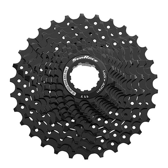 CASSETTE 12V. ROUTE SUNRACE CSRZ800 NOIR -11-34DTS (COMPATIBLE SHIMANO)