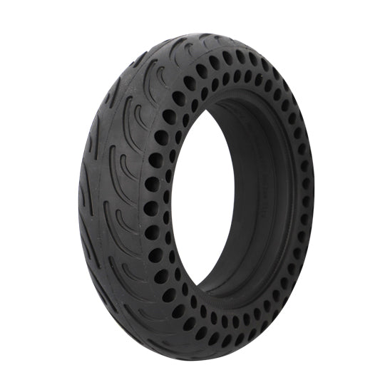 PNEU TROTTINETTE ELECTRIQUE 10"X2.75 PLEIN ALVEOLE NOIR TALON 51MM - PROFIL STREET -