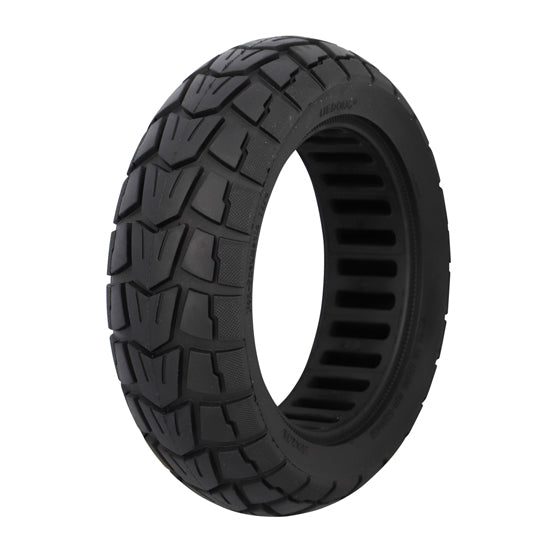 PNEU TROTTINETTE ELECTRIQUE 10"X2.75 PLEIN NOIR - PROFIL CROSS