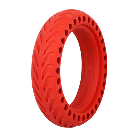 PNEU TROTTINETTE ELECTRIQUE 8.5"X2.00 (50/75-6.1) PLEIN ALVEOLE ROUGE
