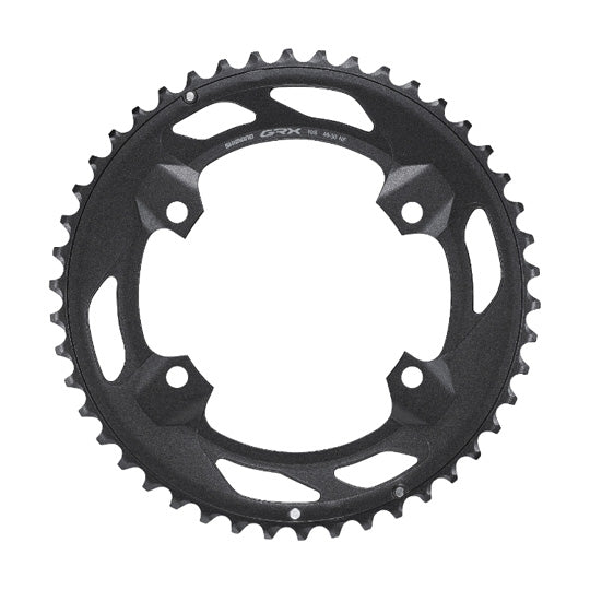 PLATEAU GRAVEL DOUBLE DIAM 110 EXTER 46DTS NOIR SHIMANO ORIGINE GRX600 4 BRANCHES 10V.
