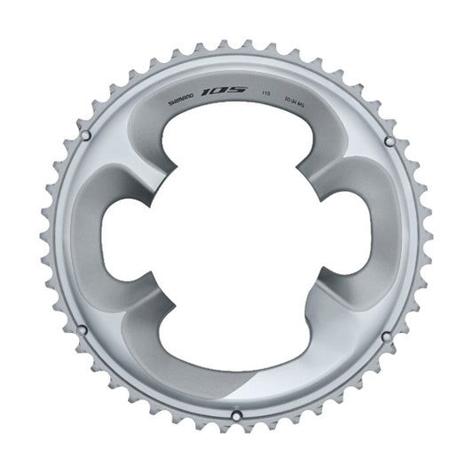 PLATEAU ROUTE DIAM 110 EXTER 50DTS ARGENT SHIMANO ORIGINE 105 R7000 11V. (4 BRANCHES)