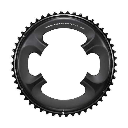 PLATEAU ROUTE DIAM 110 EXTER 50DTS NOIR SHIMANO ORIGINE ULTEGRA 6800 11V. (4 BRANCHES)