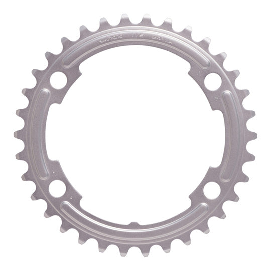 PLATEAU ROUTE DIAM 110 INTER 34DTS ARGENT SHIMANO ORIGINE 105 5800 11V. (4 BRANCHES)