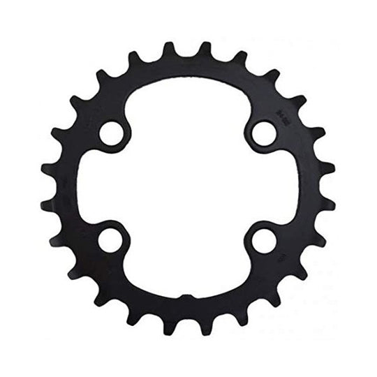 PLATEAU VTT DOUBLE DIAM 64 INTER 24DTS NOIR 4 BRANCHES SHIMANO ORIGINE DEORE M6000 10V