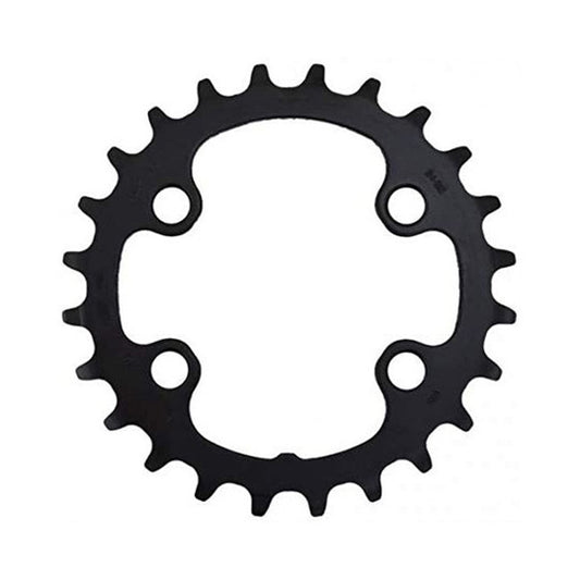 PLATEAU VTT DOUBLE DIAM 64 INTER 24DTS NOIR 4 BRANCHES SHIMANO ORIGINE DEORE M6000 10V