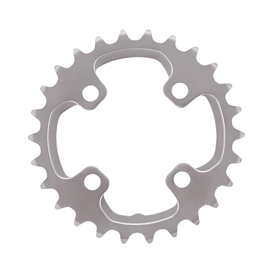 PLATEAU VTT DOUBLE DIAM 64 INTER 26DTS ARGENT 4 BRANCHES SHIMANO ORIGINE DEORE XT M785