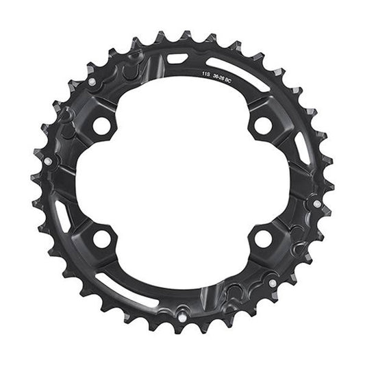 PLATEAU VTT DOUBLE DIAM 96 EXTER 36DTS NOIR 4 BRANCHES SHIMANO ORIGINE DEORE M5100 11V