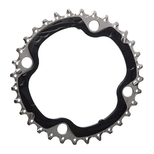 PLATEAU VTT TRIPLE DIAM104 INTERM 32DTS NOIR 4 BRANCHES SHIMANO ORIGINE DEORE 10V