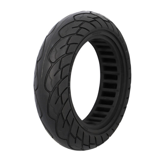 PNEU TROTTINETTE ELECTRIQUE 10"X2.50 PLEIN ALVEOLE NOIR TALON 42MM