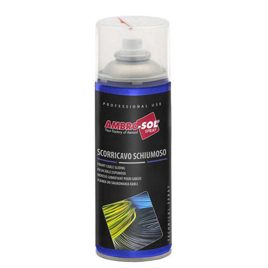 MOUSSE LUBRIFIANTE POUR PASSAGE DECABLES AMBRO-SOL (AEROSOL 400ML)