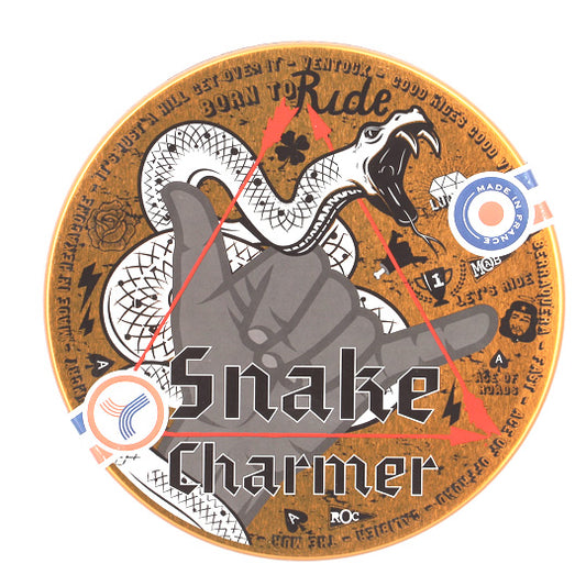 TRANSMISSION DERAILLEUR ROUTE/VTT SNAKE CHARMER SLICK LUBRIFIE NOIR (KIT 100% ETANCHE)