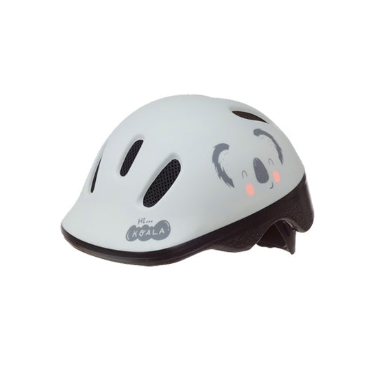CASQUE ENFANT BABY POLISPORT XXS KIDS KOALA GRIS AVEC REGLAGE OCCIPITAL 44/48
