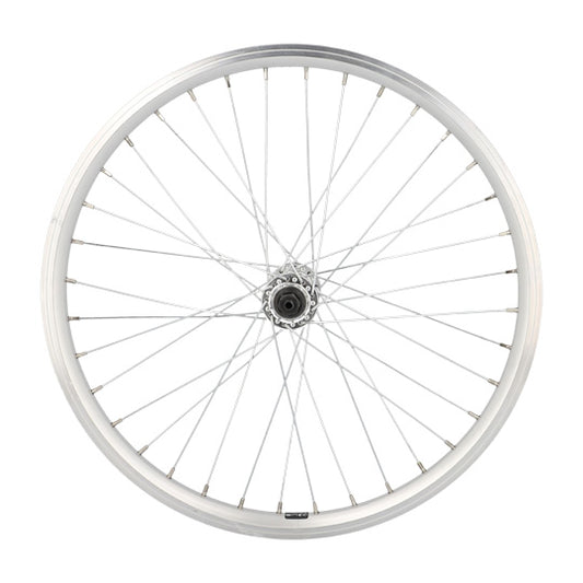 ROUE VTT 20" AV BLOCAGE JANTE ARGENT MACH1 ER10. DOUBLE PAROI MOYEU MICHE ALU 28T