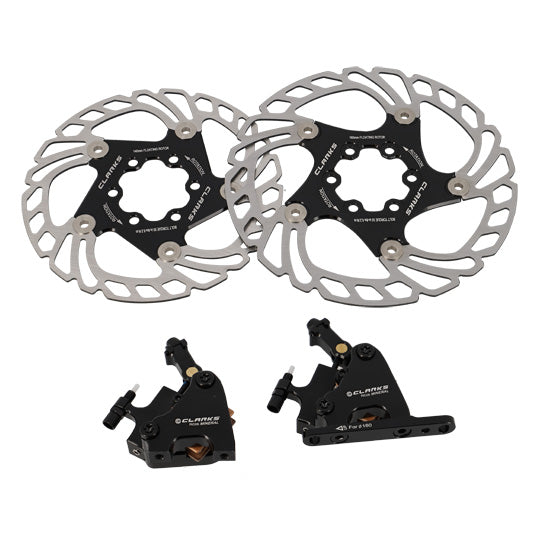 FREIN DISQUE AV/AR SEMI-HYDRO CLARKS CHM-05 160/140MM (AVEC DISQUE ET ADAPTATEUR)