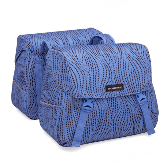 SACOCHE VELO PORTE BAGAGE A PONT NEWLOOXS JOLI ALMA BLEU - 37 LITRES - 380x300x180MM