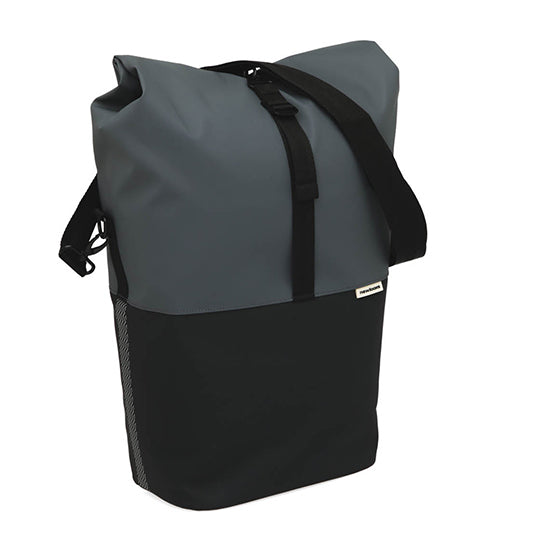 SACOCHE VELO PORTE BAGAGE NEWLOOXS NYBORG GRIS FONCE/NOIR - 17 LITRES - 300X370X170MM