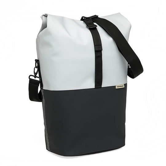 SACOCHE VELO PORTE BAGAGE NEWLOOXS NYBORG GRIS CLAIR/NOIR - 17 LITRES - 300X370X170MM