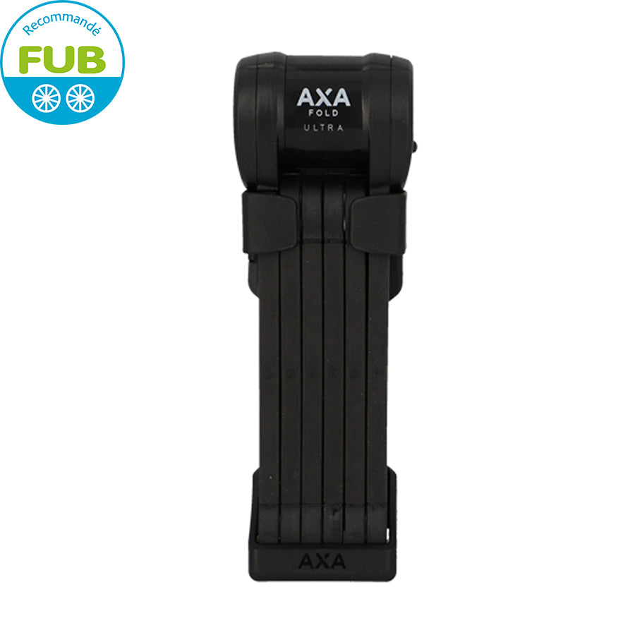 ANTIVOL VELO PLIABLE A CLE L90CM AXA FOLD ULTRA NOIR (RECOMMANDE FUB)