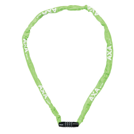 ANTIVOL VELO CHAINE A CODE D3.5 X 1.20M AXA RIGID RCC VERT