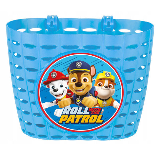 PANIER AV ENFANT PLASTIQUE PAT'PATROUILLE BLEU FIXATION PAR SANGLE