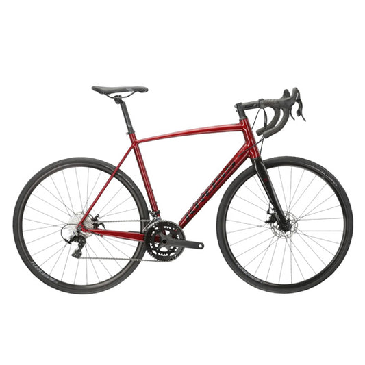 VELO ROUTE 28" KROSS VENTO DISQUE 4.0 TAILLE L (22") ALUMINIUM FOURCHE CARBONE ROUGE/NOIR