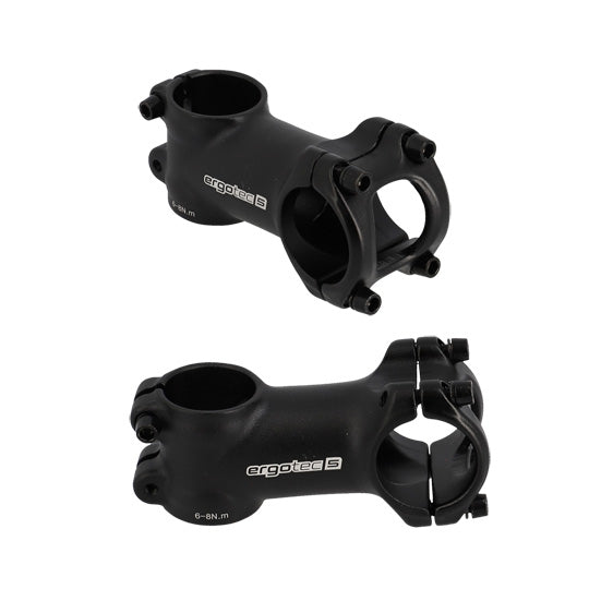 POTENCE VTT AHEAD SET 1''1/8 L70 ERGOTEC SHARK ALU NOIR + 7° (CINTRE 31.8)