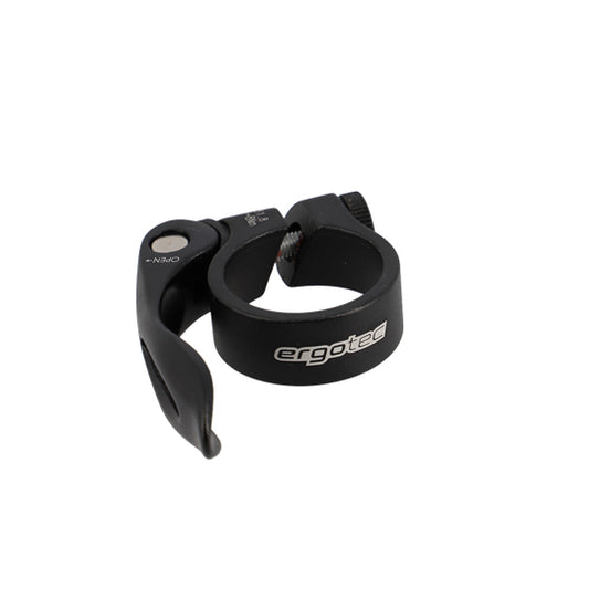 COLLIER TIGE DE SELLE VTT/VTC D31.8 MM ERGOTEC SCQ-100 NOIR ALU 6061 + SERRAGE RAPIDE