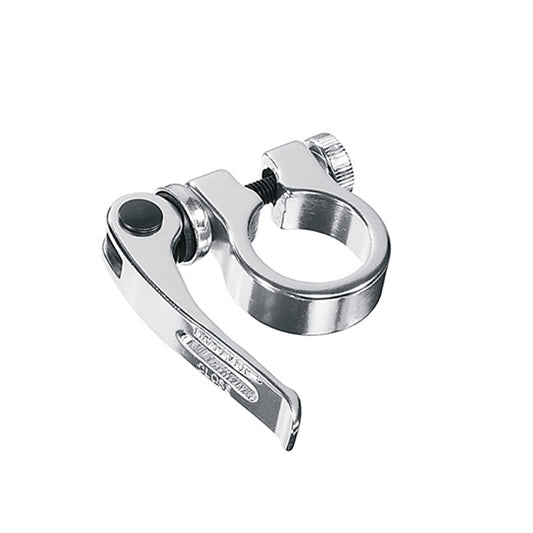 COLLIER TIGE DE SELLE VTT/VTC D31.8 MM ERGOTEC SCQ-050 ARGENT ALU + SERRAGE RAPIDE