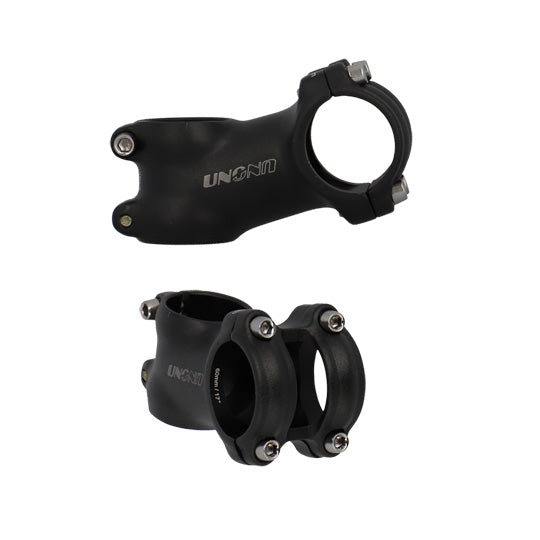POTENCE VTT AHEAD SET 1''1/8 L60 UNO ALU NOIR +17° (CINTRE 31.8)