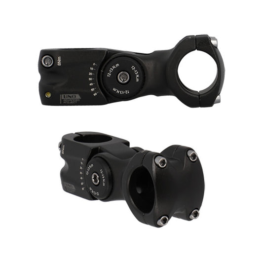 POTENCE REGLABLE AHEAD SET 1''1/8 L90 UNO ALU NOIR 0/+60° (CINTRE 31.8)