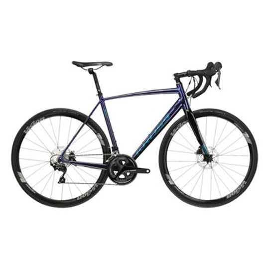 VELO ROUTE 28" KROSS VENTO DISQUE 5.0 TAILLE XL (23") ALUMINIUM FOURCHE CARBONE BLEU/CAM