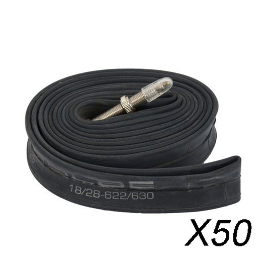 CHAMBRE A AIR VELO 700C (18/28-622/630) VP 60 MM SCHWALBE STANDARD SV15 -VRAC ATELIER X50-
