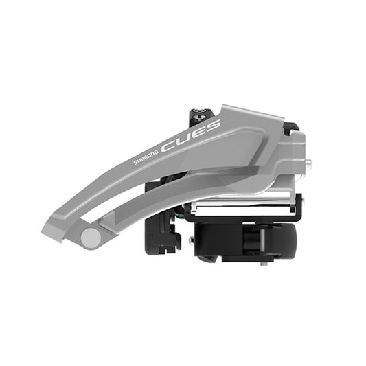 DERAILLEUR VTT AV SHIMANO D34.9/31.8/ CUES FD-U4010 TIRAGE HAUT/BAS COLLIER BAS (2X9V)
